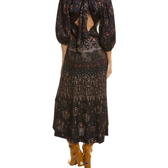 Rebecca Taylor Gossamer Midi  Dress - Picture 3 of 11